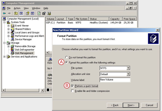 Connect to a DSS V6 iSCSI Target volume from a MS Windows - Initialize the disk from iSCSI target - pic 20