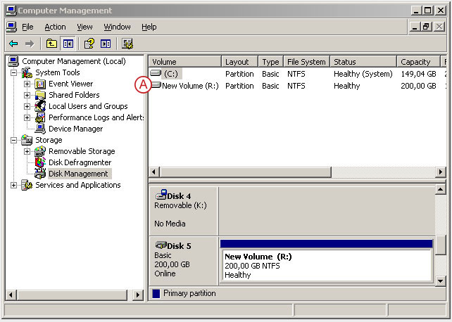 Connect to a DSS V6 iSCSI Target volume from a MS Windows - Initialize the disk from iSCSI target - pic 21