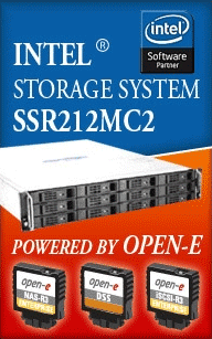 INTEL STORAGE SYSTEM SSR212MC2 POWERED BY OPEN-E