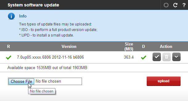 system software update