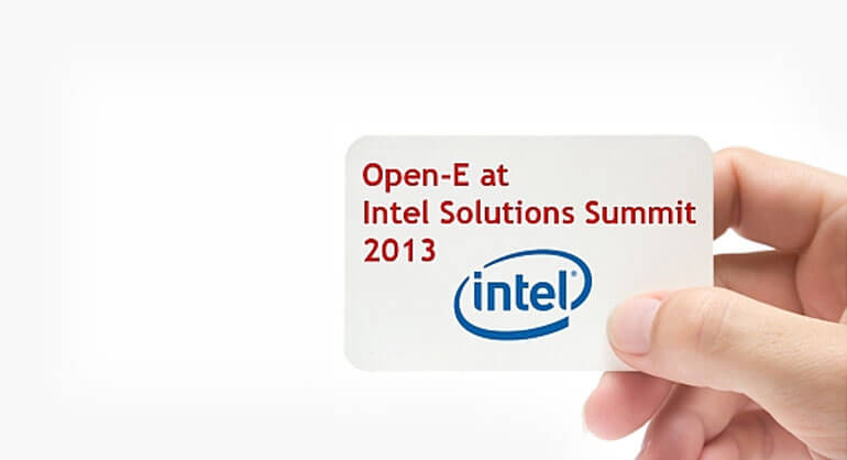Open-E at Intel Solutions Summit 2013
