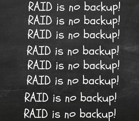 RAID is no backup