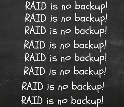 RAID is no backup