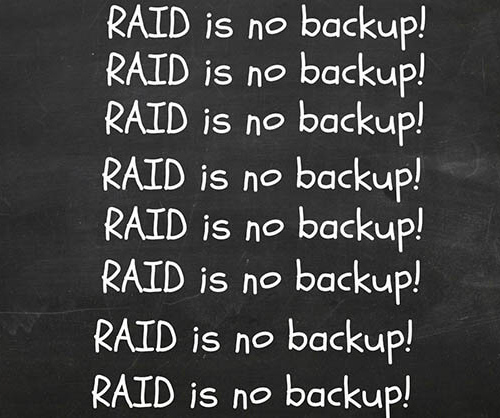 RAID is no backup