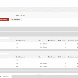 Open-E JovianDSS system settings