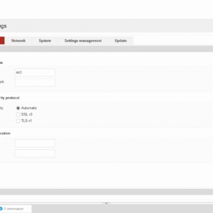 Open-E JovianDSS system settings