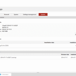 Open-E JovianDSS system settings