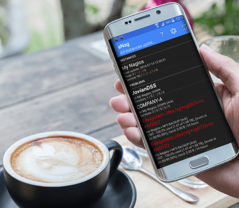 aNag Nagios client for Android devices