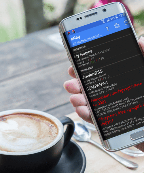 aNag Nagios client for Android devices