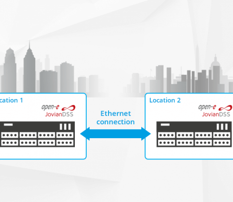 Open-E JovianDSS Cluster over Ethernet