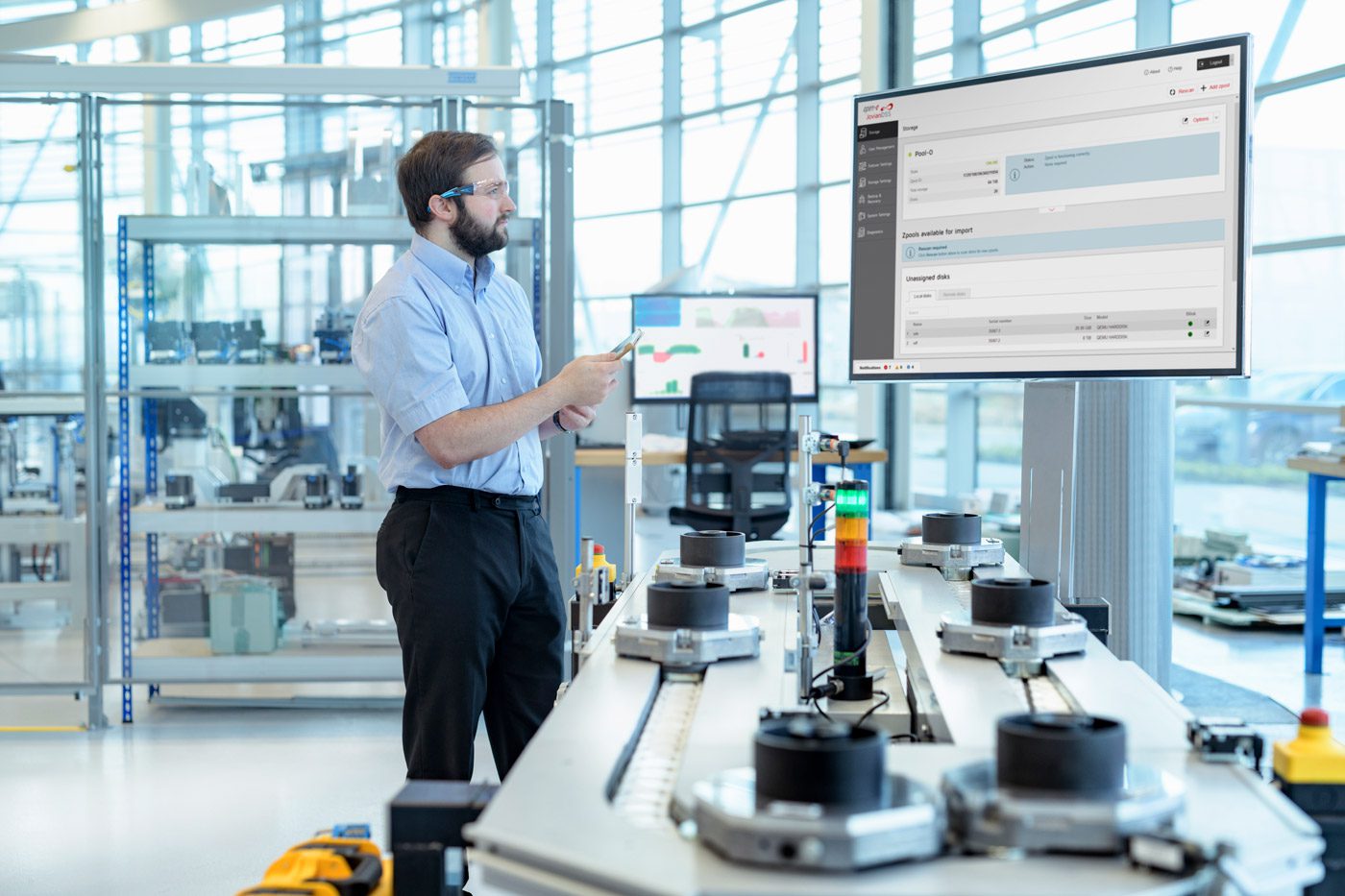 data storage administrator working for manufacturing companywith Open-E JovianDSS
