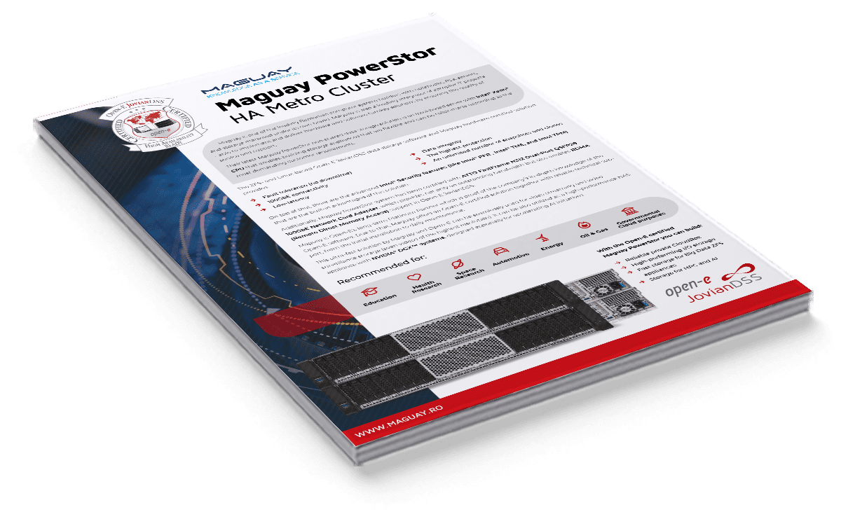 Open-E certification brochure
