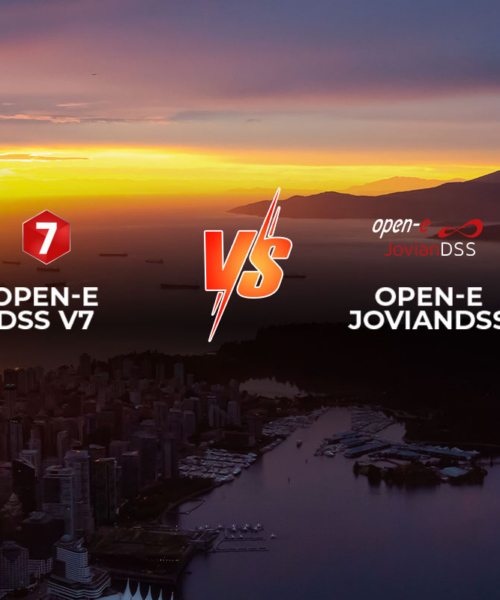 The sunset resembling the end of life for Open-E DSS V7 Data Storage Software