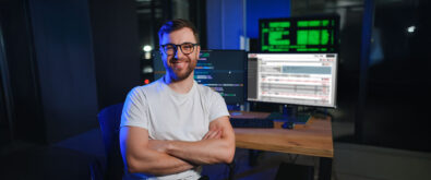 Happy Data Storage Administrator using Open-E JovianDSS for his Data Storage System