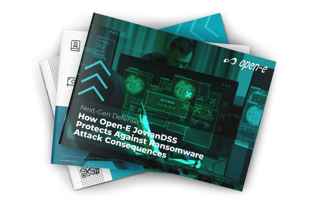 Next-Gen Defense: How Open-E JovianDSS Protects Against Ransomware Attack Consequences