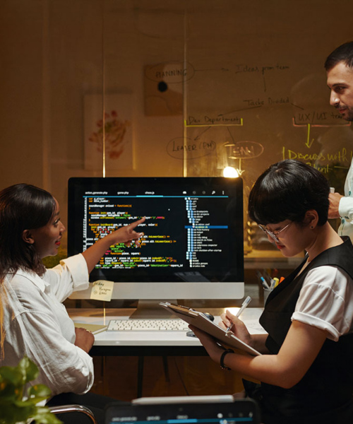 IT Team using Data Storage Software by Open-E