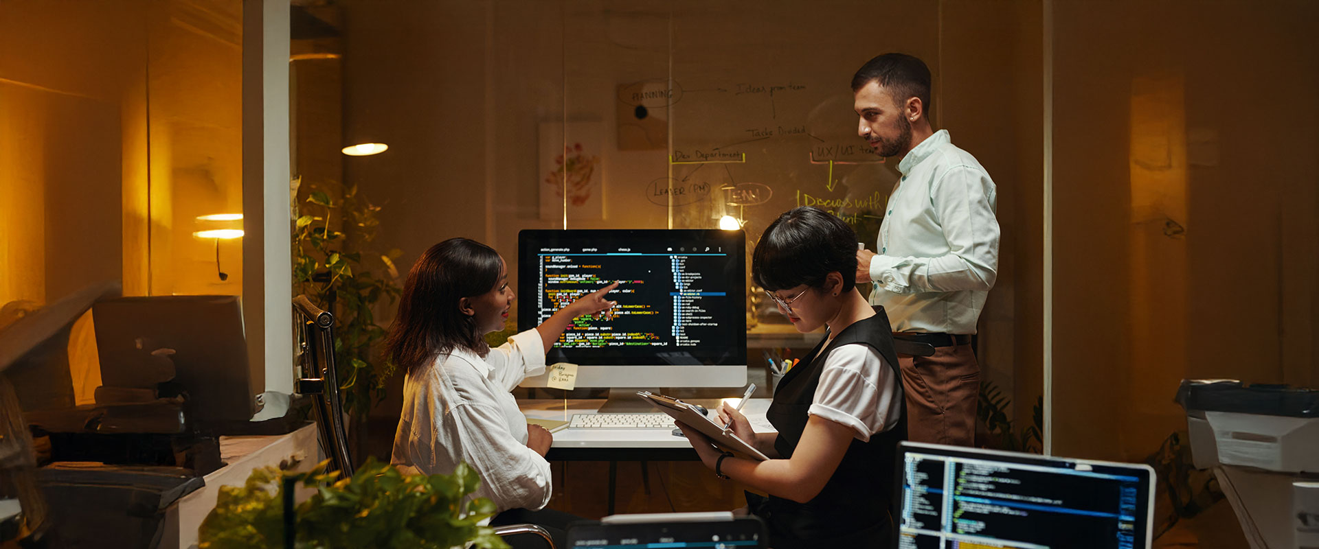 IT Team using Data Storage Software by Open-E