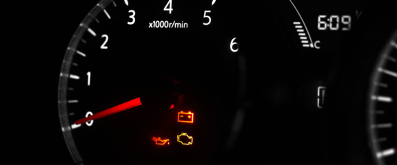 Engine with blinking car state controls