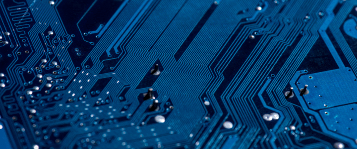 blue motherboard powering up an Open-E JovianDSS-based data storage system