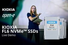 Live demo of KIOXIA FL6 NVMe™ SSDs with Open-E JovianDSS