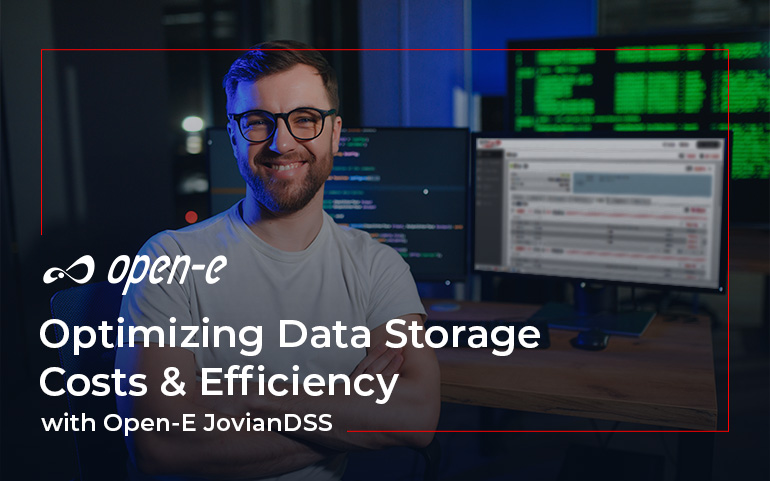 Happy Data Storage Administrator using Open-E JovianDSS for his Data Storage System