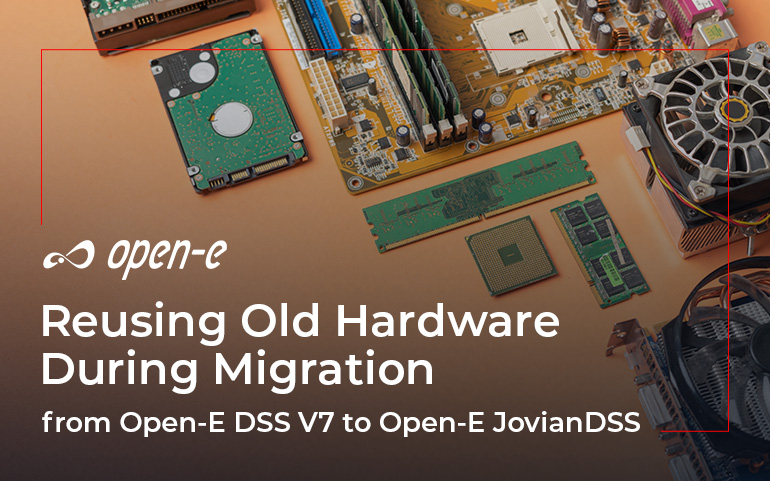 Pieces of hardware acquired after old Open-E DSS V7 system
