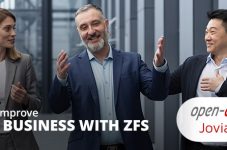 business people happy to provide business with ZFS and Open-E JovianDSS