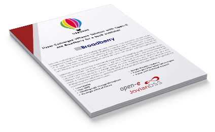 Hyper-Converged VMware Solution with Open-E and Broadberry for a book publisher