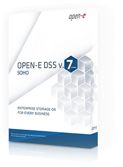 Open-E DSS V7 SOHO Version Packshot Box