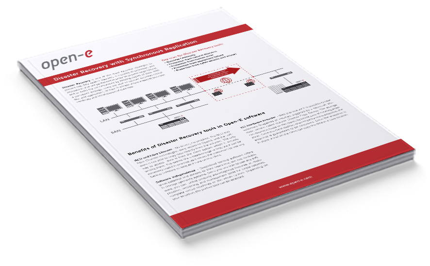 Disaster Recovery for Fibre Channel with 3rd Party Tools scheme