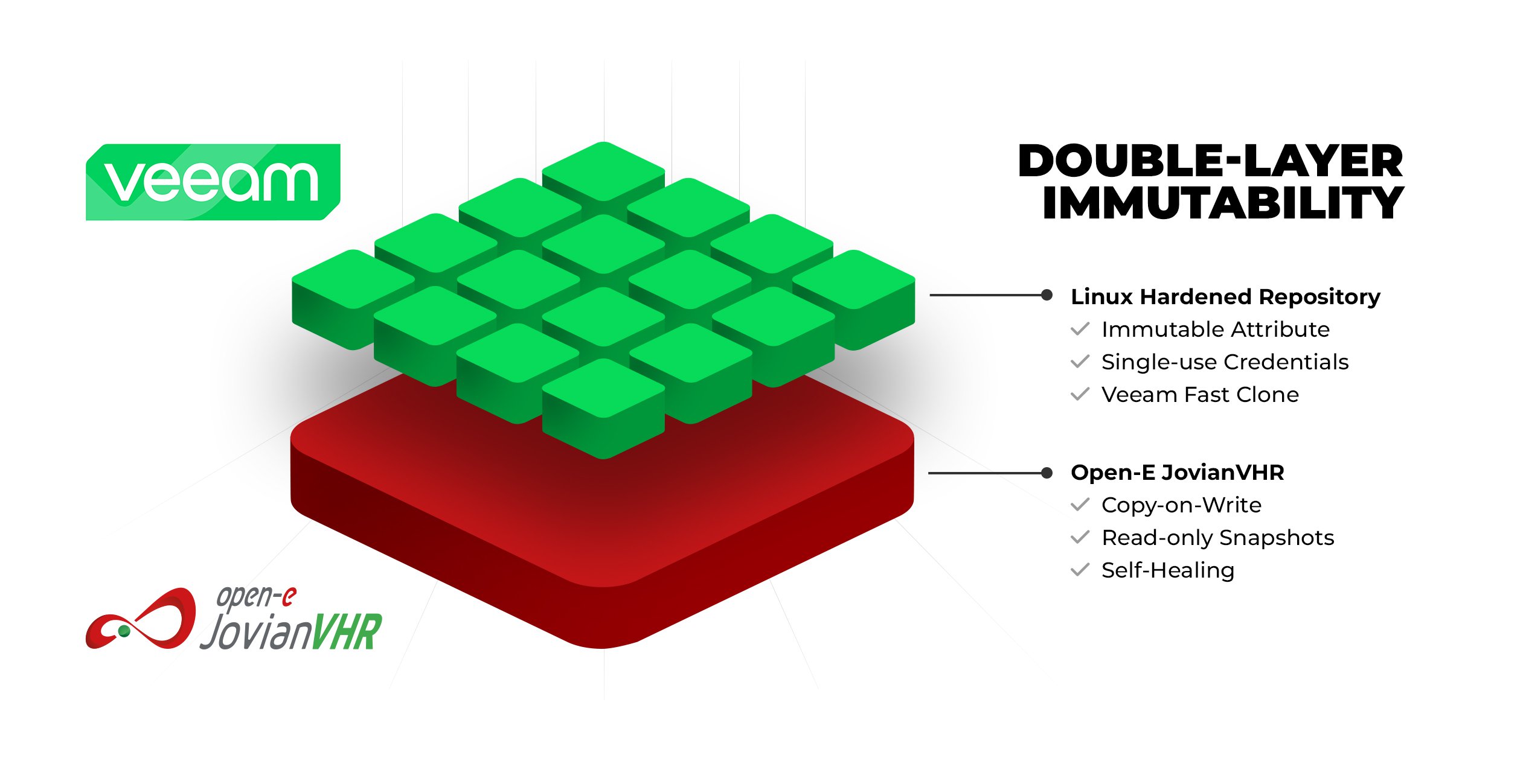 immutable data storage scheme