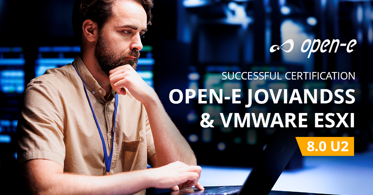 Open-E JovianDSS Certification with VMware ESXi 8.0 U2