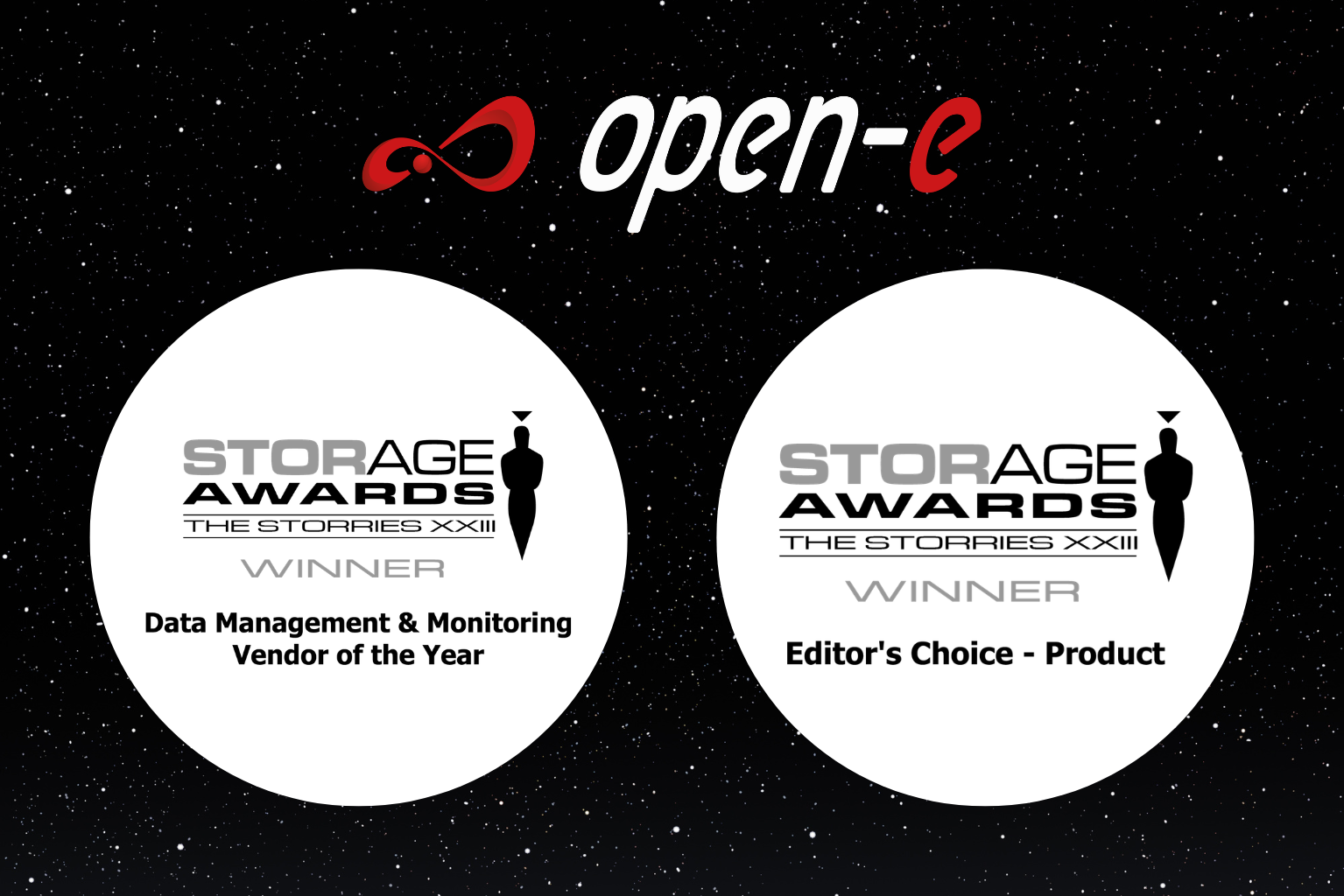 Storage Awards 2026 Open-E Winner Logos