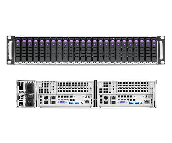 EUROstor ES-8700JCLB HA NVMe “Cluster-in-a-box”