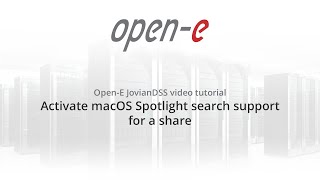 Activate macOS Spotlight search support for a share