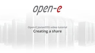 Creating an NFS share  - step 2/2 creating a share