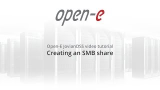 Creating an SMB share