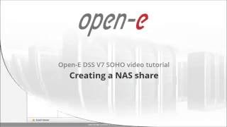 Creating a NAS share
