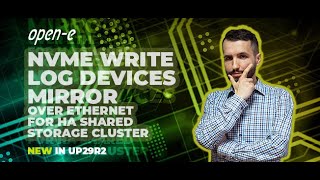 NVMe Write Log Devices Mirror over Ethernet for HA Shared Storage Cluster (Open-E JovianDSS Up29r2)