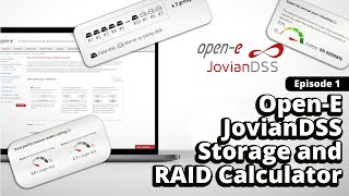 Open-E JovianDSS Storage & RAID Calculator | Single Node (RAID-Z1-3)