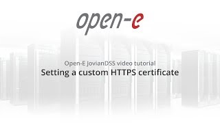 Setting a custom HTTPS certificate