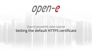 Setting the default HTTPS certificate