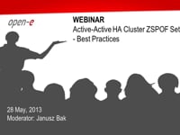 Active-Active HA Cluster ZSPOF Setup - Best Practices