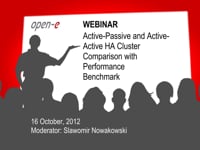Active-Passive and Active-Active HA Cluster Comparison with Performance Benchmark