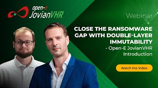 Close the Ransomware Gap with Double-layer Immutability - Open-E JovianVHR Introduction