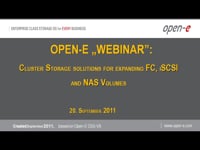 Cluster Storage solutions for expanding FC, iSCSI and NAS Volumes
