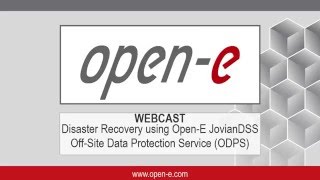 Disaster Recovery with Open-E JovianDSS Off-site Data Protection Service