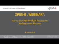 How to setup DSS V6 iSCSI Failover with XenServer using Multipath