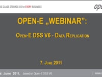 Open-E DSS V6: Data Replication