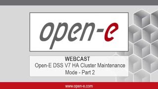 Open-E DSS V7 HA Cluster Maintenance Mode - Part 2